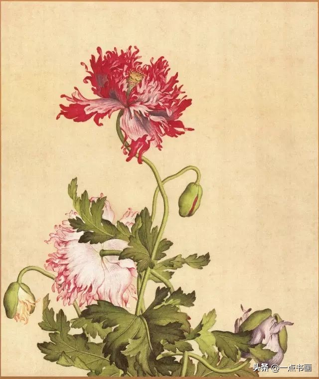 清代画家沈振麟花鸟动物作品欣赏,清代名家山水工笔画作品欣赏