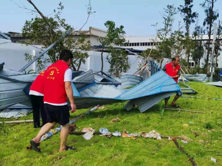 玉环民兵抗洪救灾,玉环市紧急救援