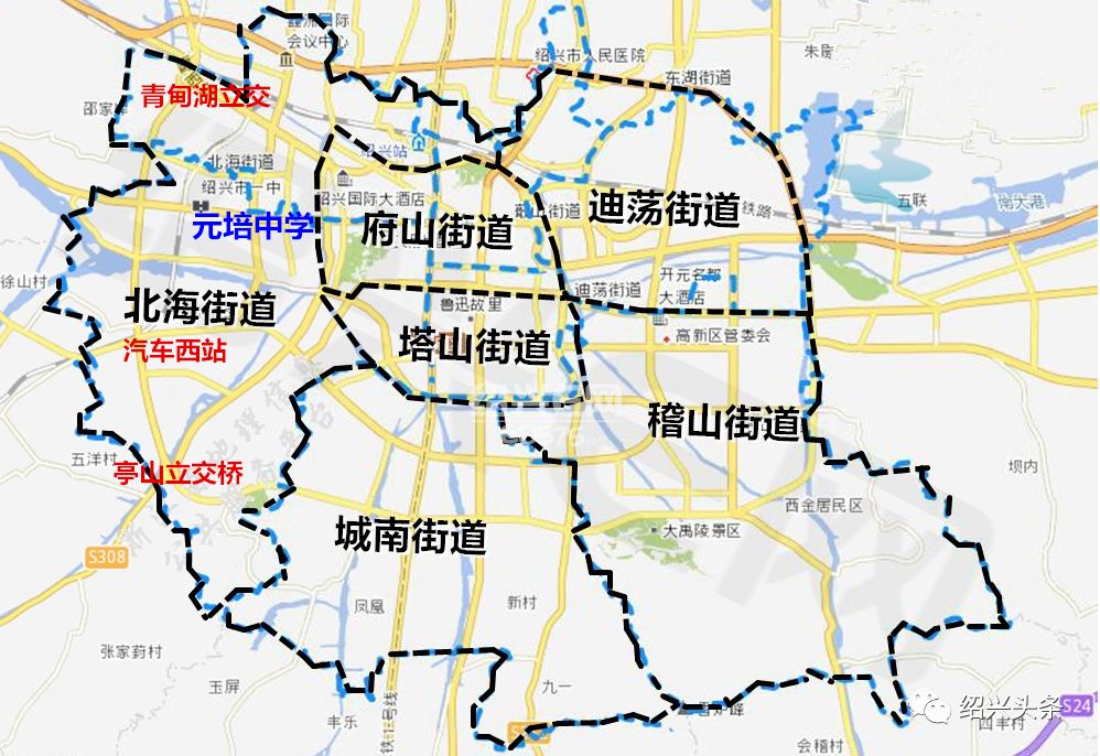 元培中学本部扩建后学区范围,元培中学学区房润樾山