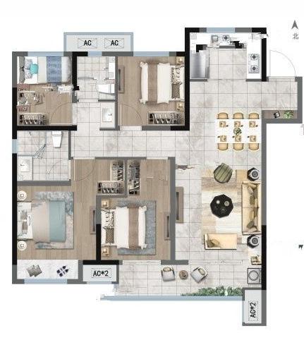 惠济区绿都青云叙四期,惠济区绿都青云叙128户型