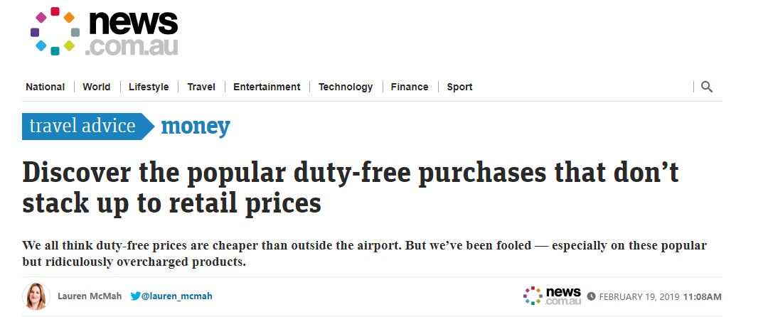 机场免税店的东西真的便宜么,机场免税店的东西是真的么