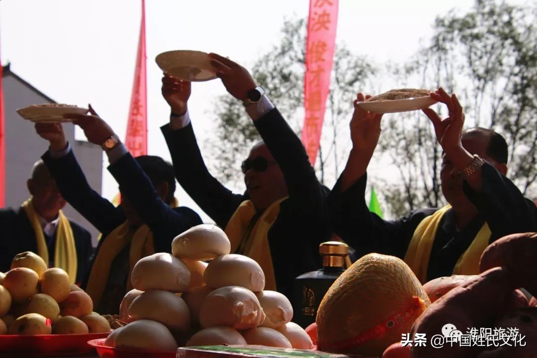 河南周口市淮阳区陈胡公祠,2024年陈胡公后裔淮阳清明祭祖