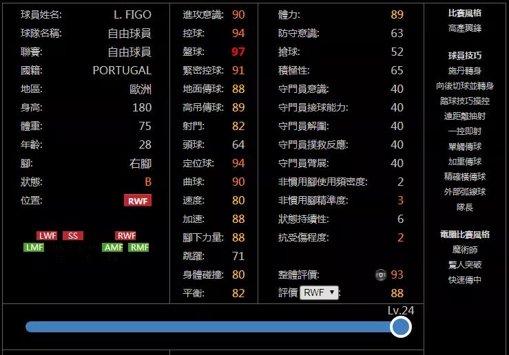 实况足球传奇强度排行榜,实况足球传奇最好阵容