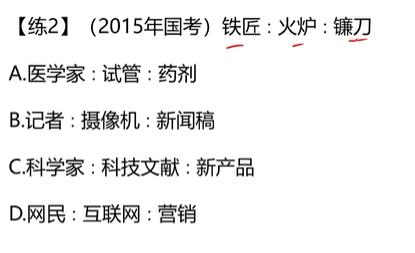 类比推理的五个关系,类比推理的常识积累