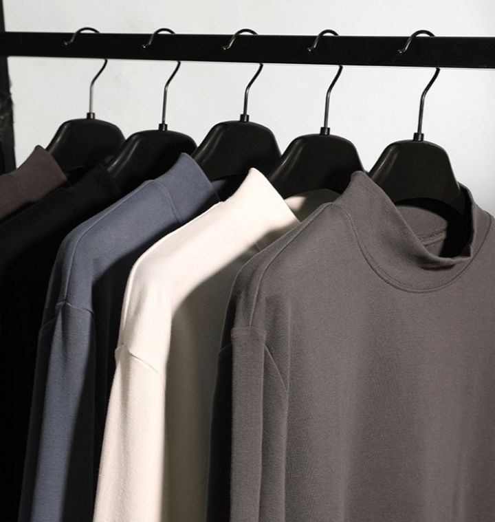 平价又好穿的四大素色t恤,长袖秋冬t恤