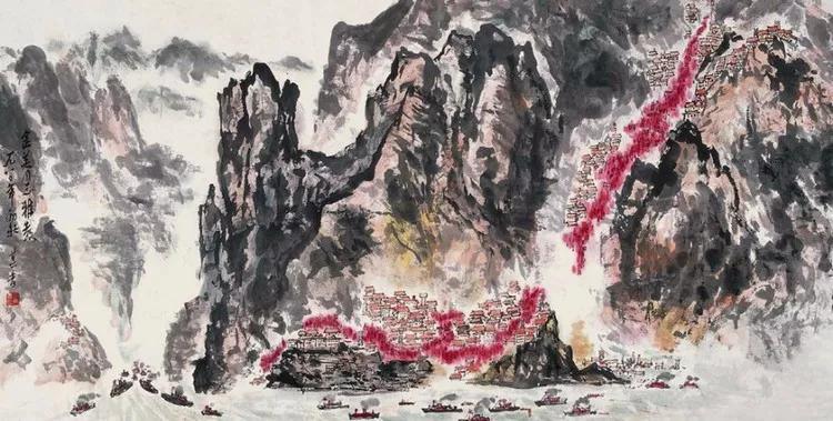 水墨画夜景欣赏,画夜景最好的中国画