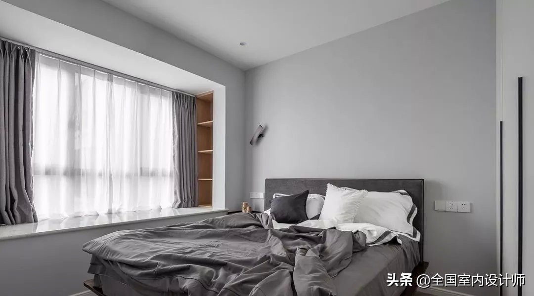 北欧榻榻米风格装修卧室效果图,简约北欧风榻榻米卧室的效果图