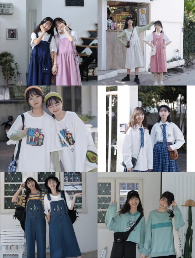 好看又平价的闺蜜装店铺,学生闺蜜装推荐