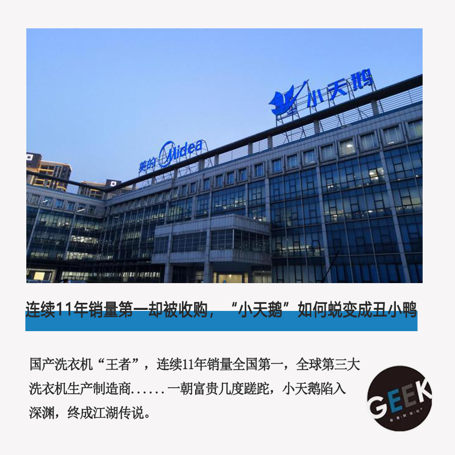 连续11年销量第一却被收购,“小天鹅”如何蜕变成丑小鸭