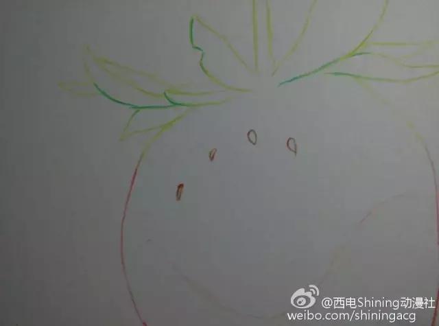 彩铅写实教学草莓,草莓蛋糕用彩铅怎么画