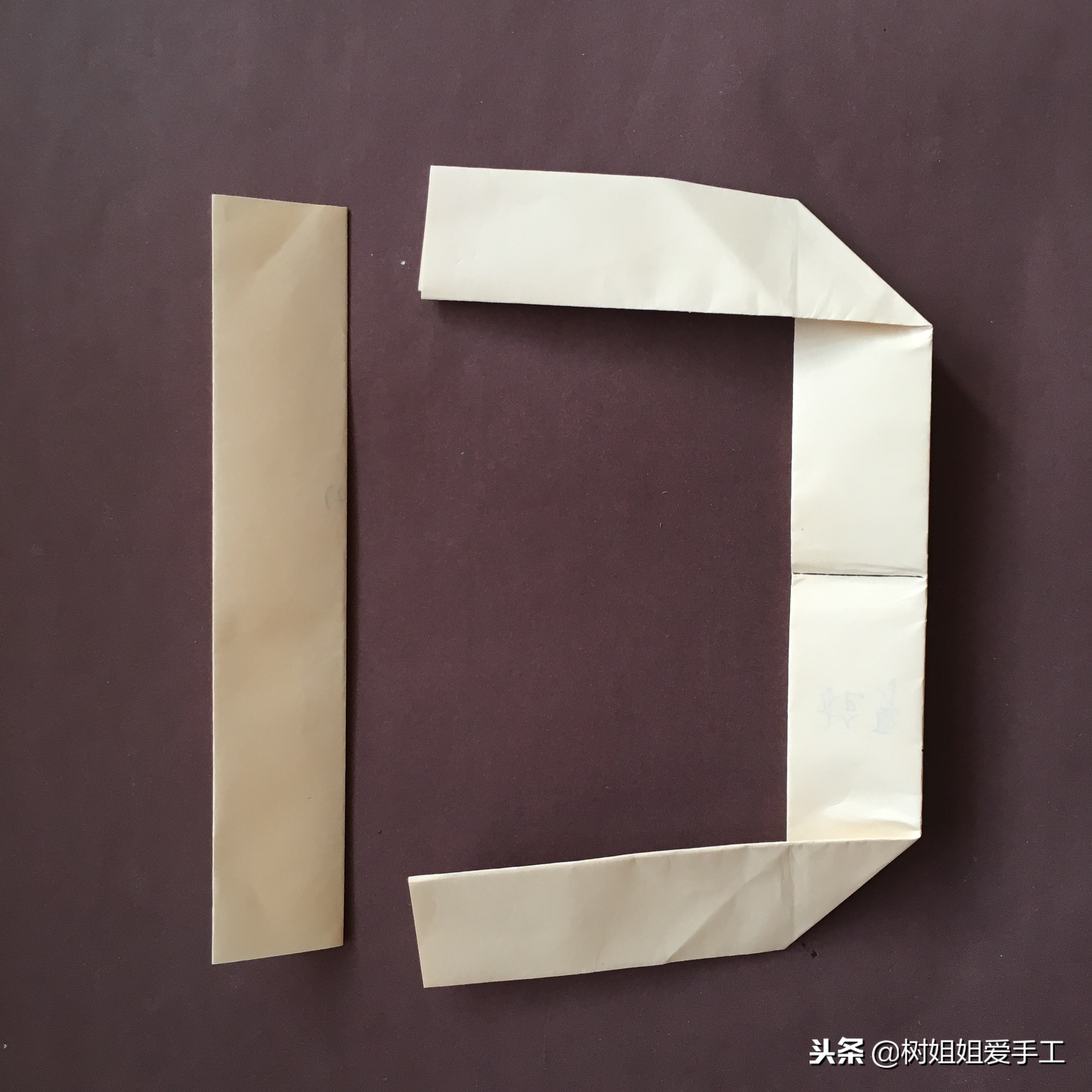 亲子折纸童年,儿童手工折纸枪教程