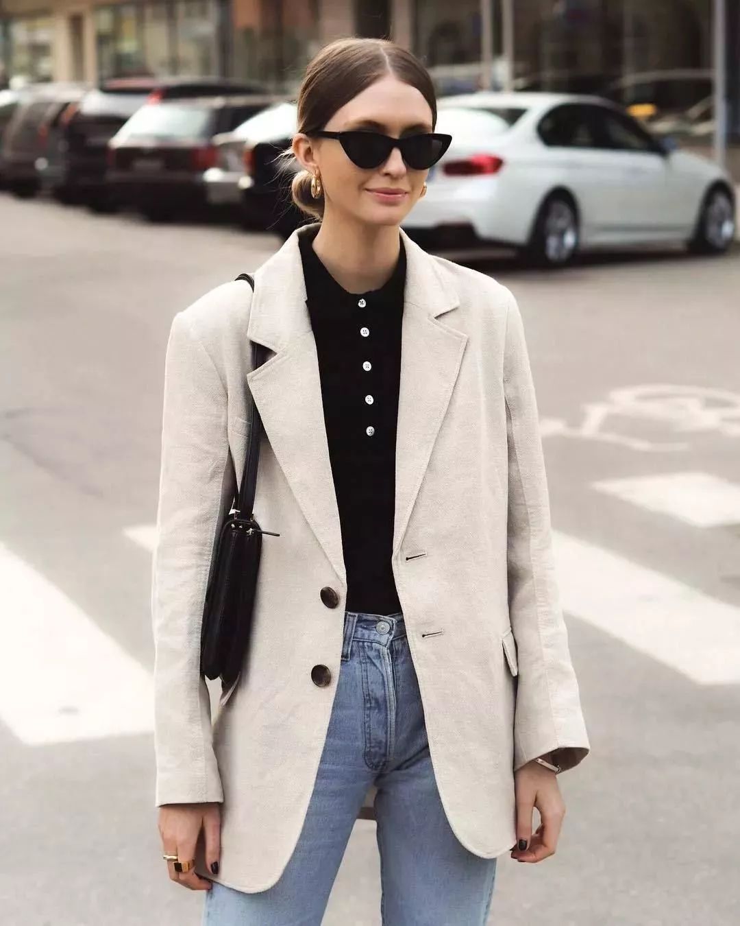 姚晨最近咖啡色穿搭,姚晨穿搭最新图片