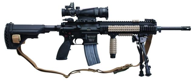 轻*器武**：美国马润们的新枪？HK416远嫁他乡的漂亮妹妹——M27