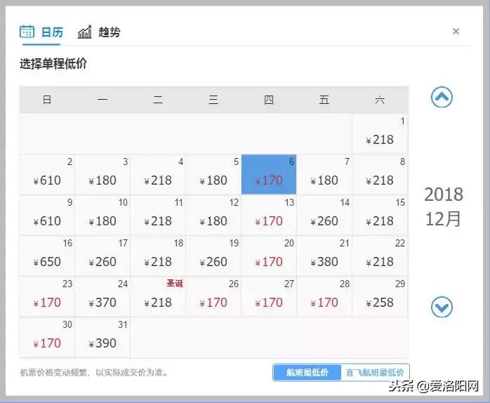 170元机票价格,170元飞机票