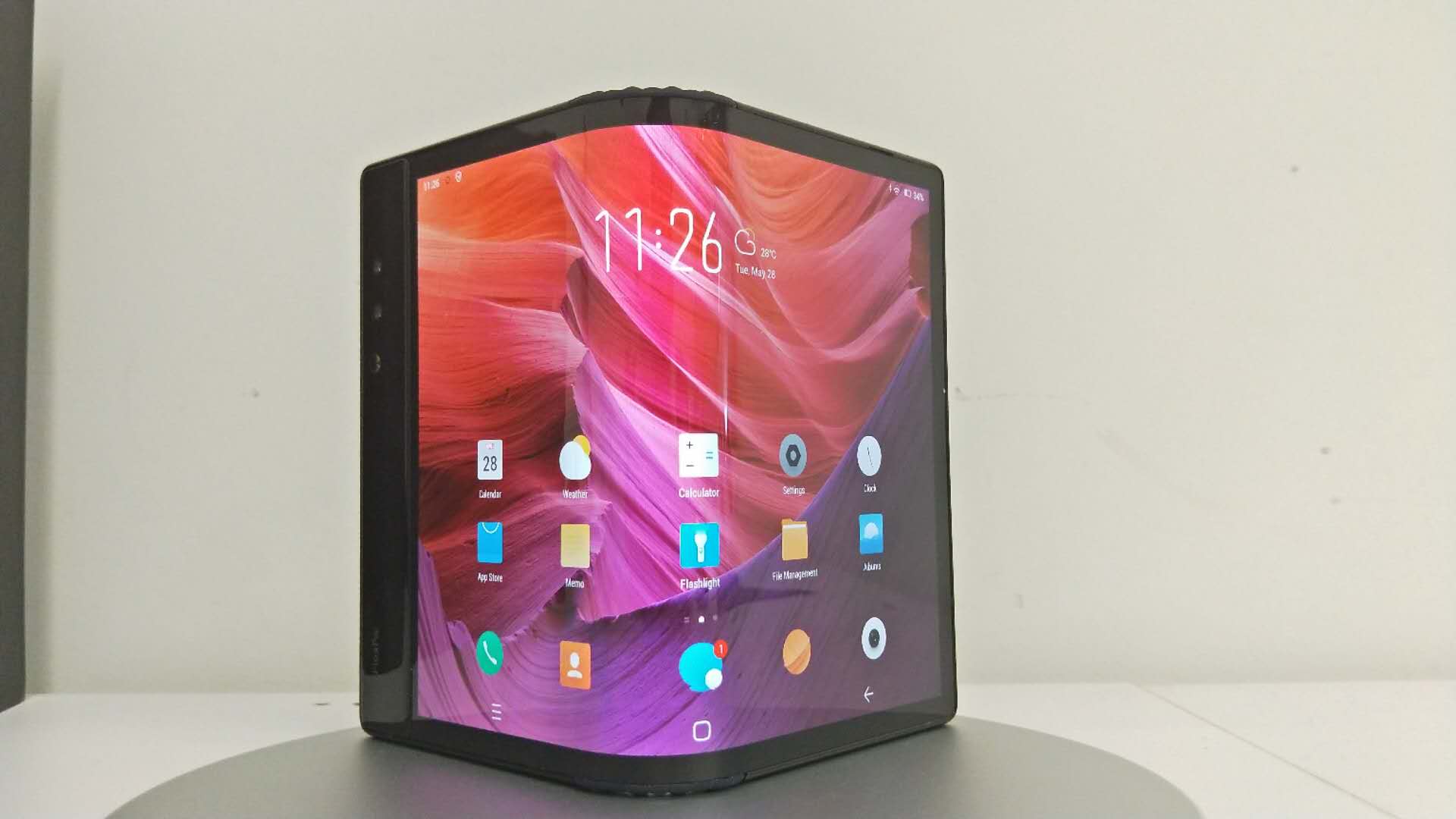 柔宇科技柔派折叠手机,柔宇柔派2代折叠手机测试