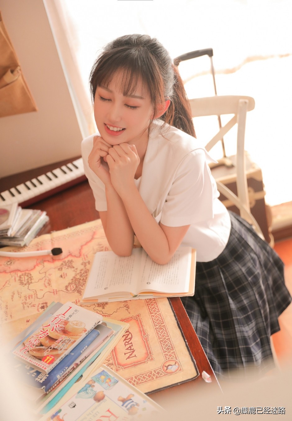 女学生学院风制服,可爱的学生制服