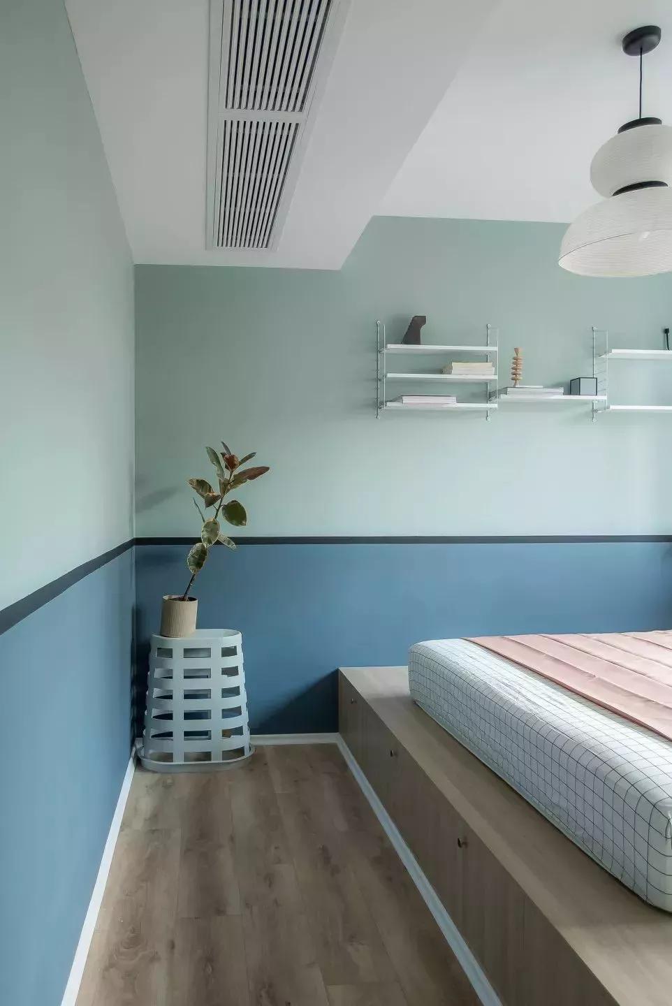 她家75㎡,果断舍弃一间卧室,装完后功能翻倍,颜值大大提升