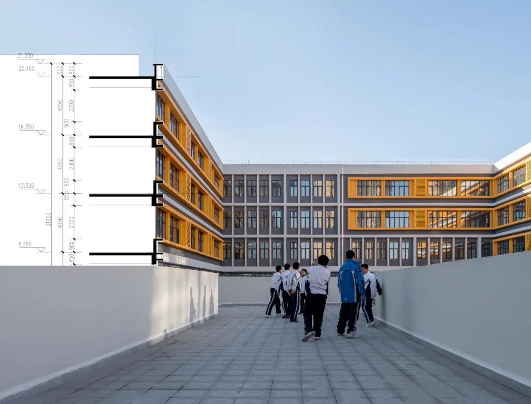 多维度的空间体系——东北英才教育集团第一中学/霍普股份