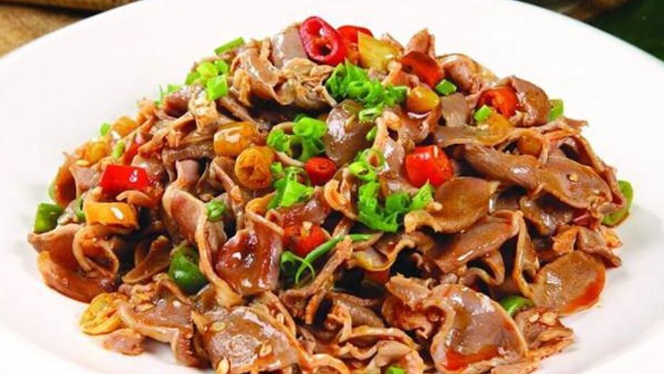 口感脆爽下饭菜酸辣仔姜鸡胗,凉拌鸡胗脆爽香辣下酒棒极了