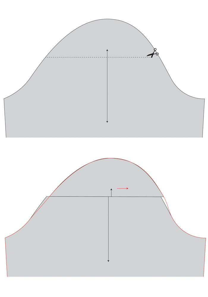 如何修改一件衣服,衣服怎样提升肩部改变整体长度