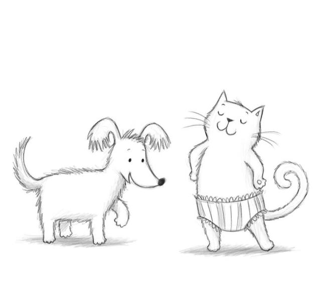 插画手绘初学者入门控笔临摹图,一组彩铅简笔画适合初学者