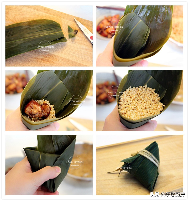 粽子又软又糯的包法教程,粽子的6种包法步骤图解超详细