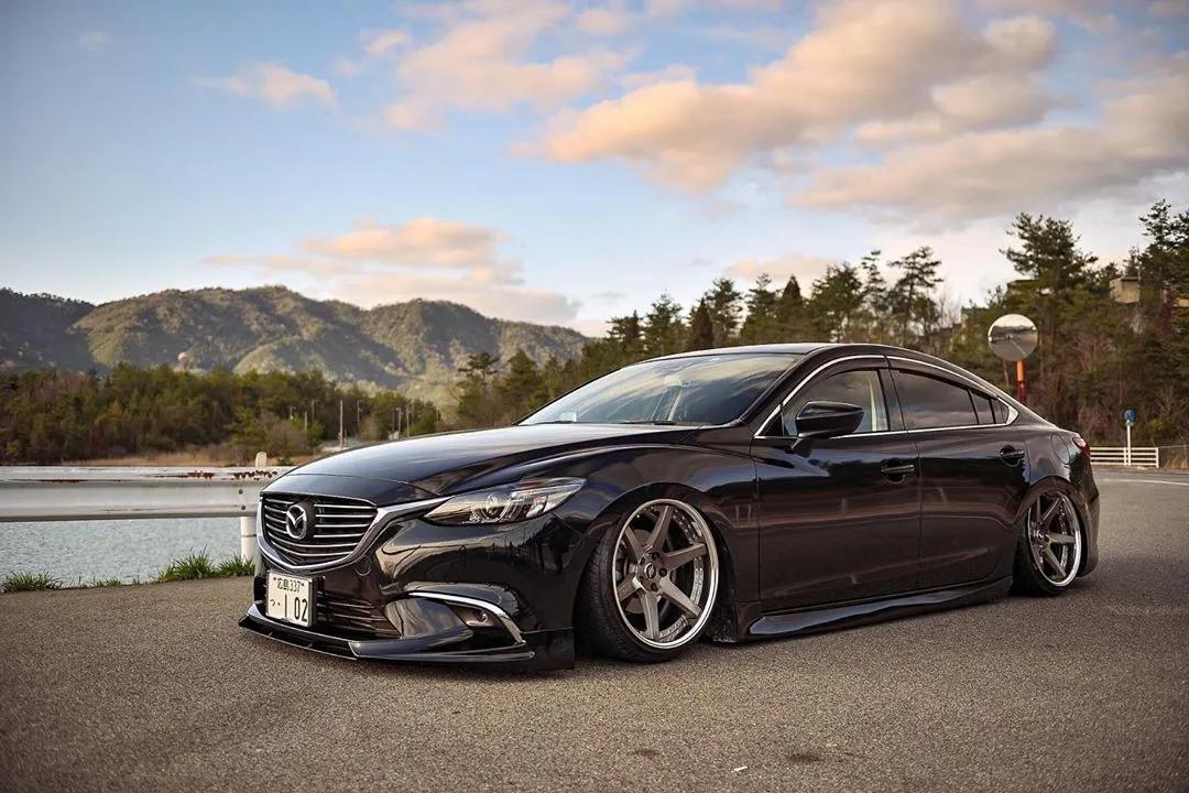 阿特兹轮毂改装案例,马自达阿特兹改装案例