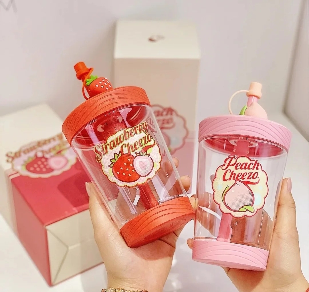 喜茶联名粉色杯子,喜茶联名contigo冷萃杯测评