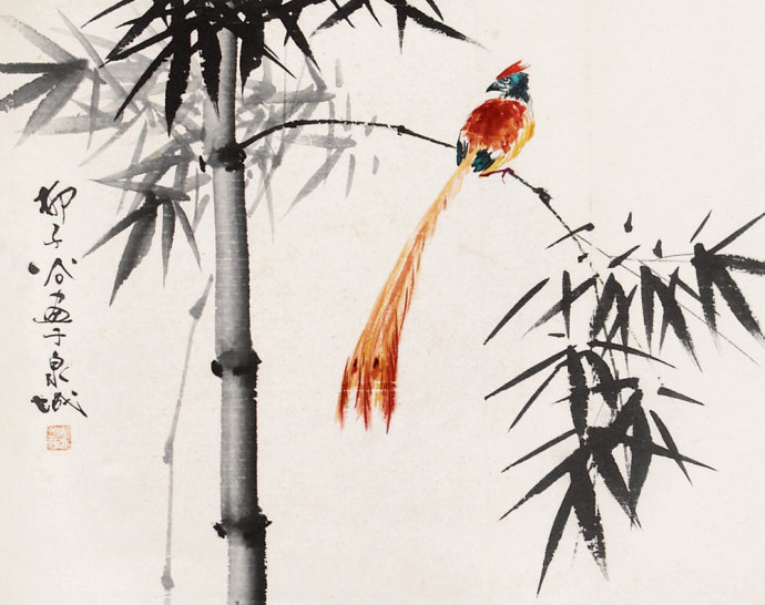 柳子谷花鸟画作品大全图文,柳子谷花鸟作品大全