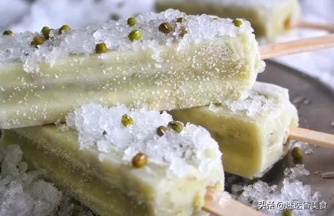 童年记忆绿豆冰棒,简单几步就能学会,解暑又降温