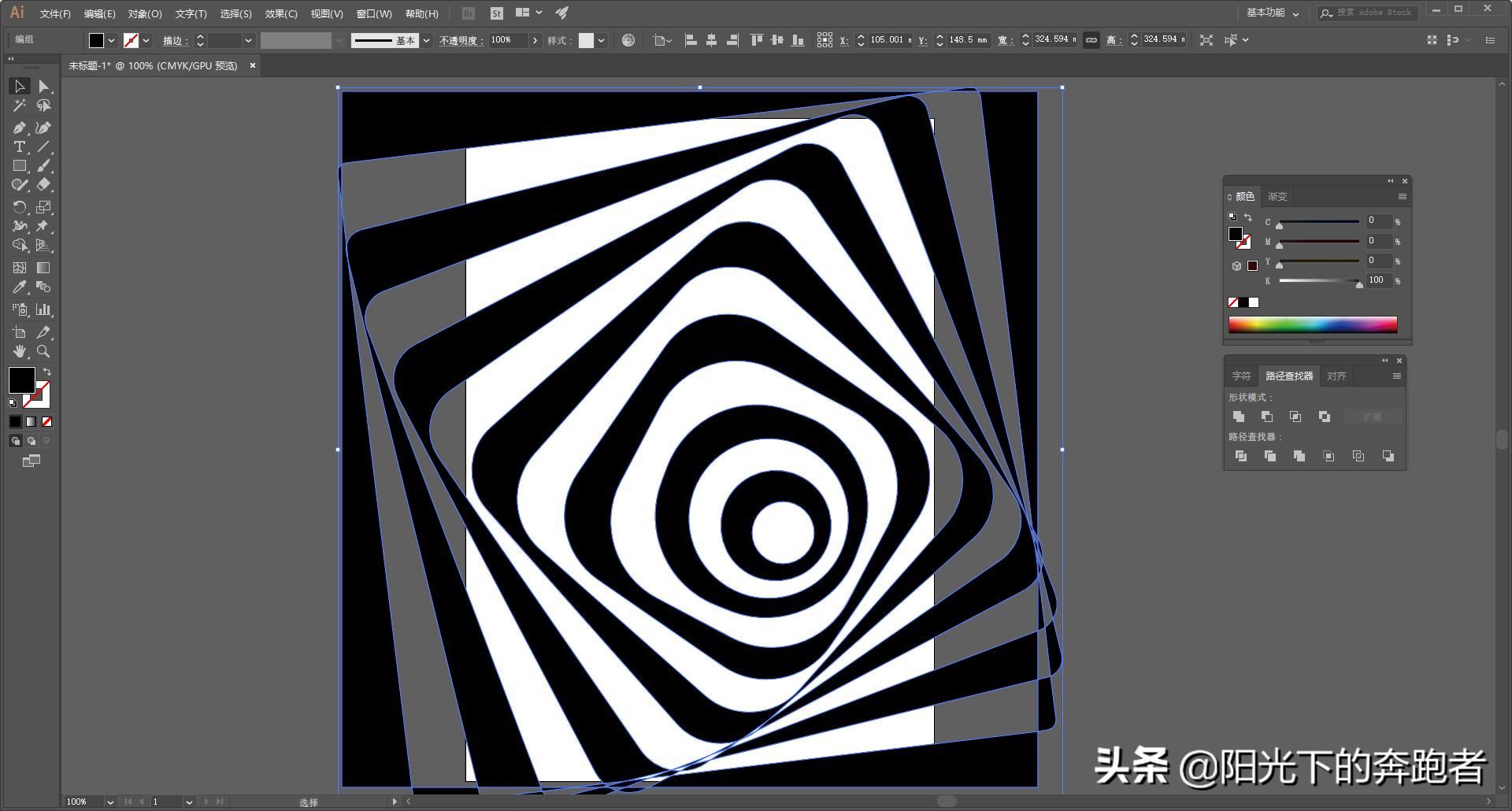 illustrator图案波纹化设计,illustrator海报怎么画