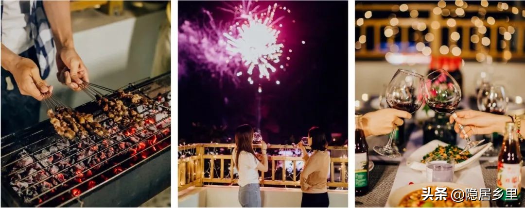 看皮影大戏逛美食大集,农村看大戏赶大集