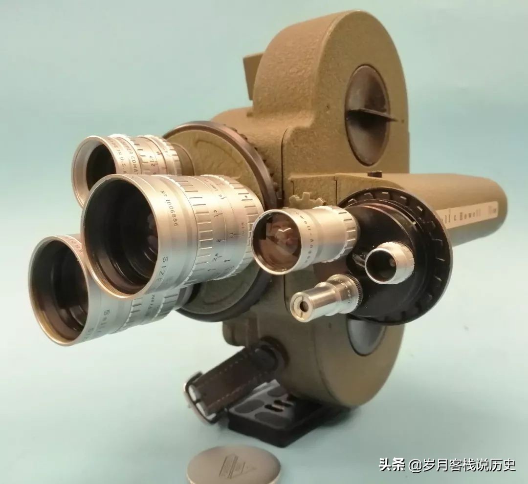 收藏古董摄影机,古董电影摄影机