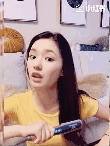 杨幂懒人直发梳,杨幂金稻直卷发梳用法