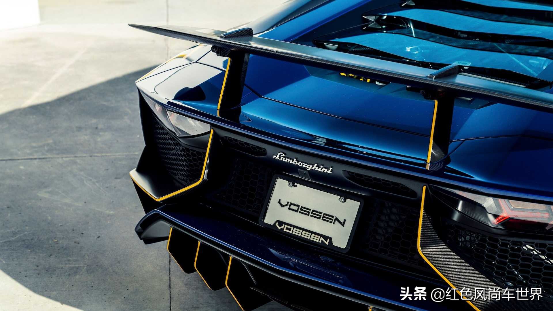 兰博基尼aventadorsvj红色,兰博基尼