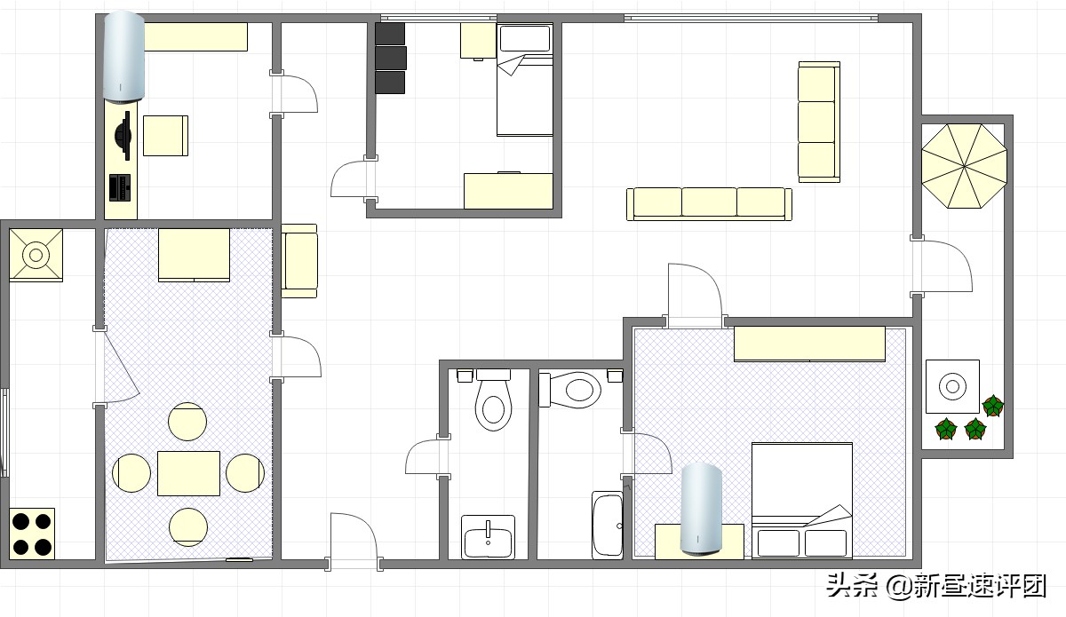 wifi6路由器穿透力测评,360wifi6全屋路由器有线组网