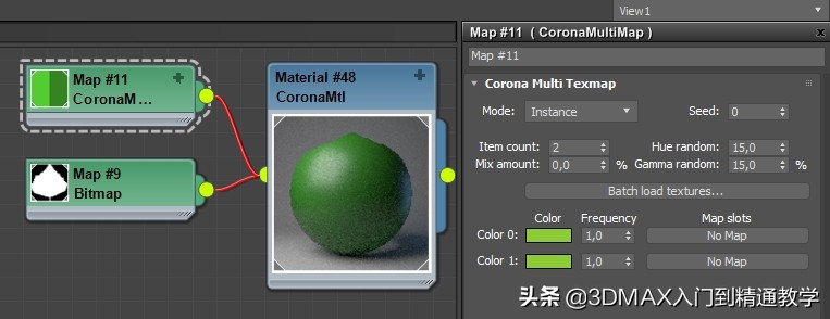 3Dmax国外教程,Corona的MultiMap随机纹理贴图在实际中的应用