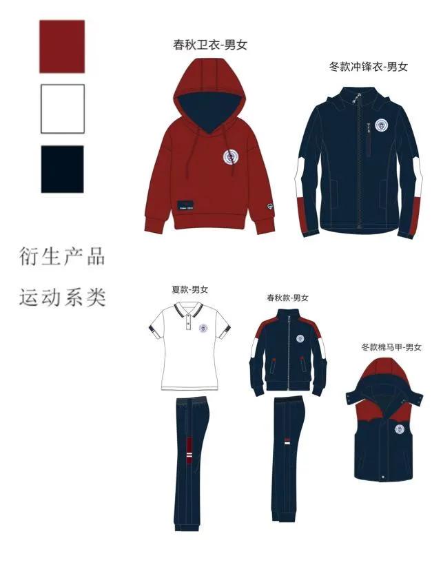 新八中校服图片,八中夏季的校服是什么样子的