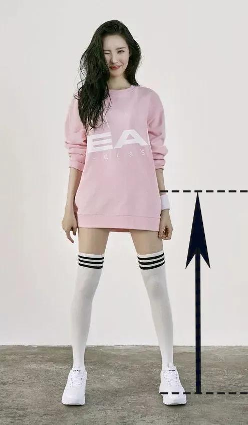 宣美拉长腿,宣美的腿真的那么长么