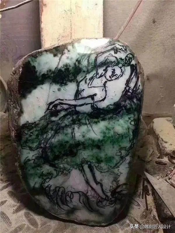 没雕刻的翡翠原石值得买吗,几百块的翡翠原石