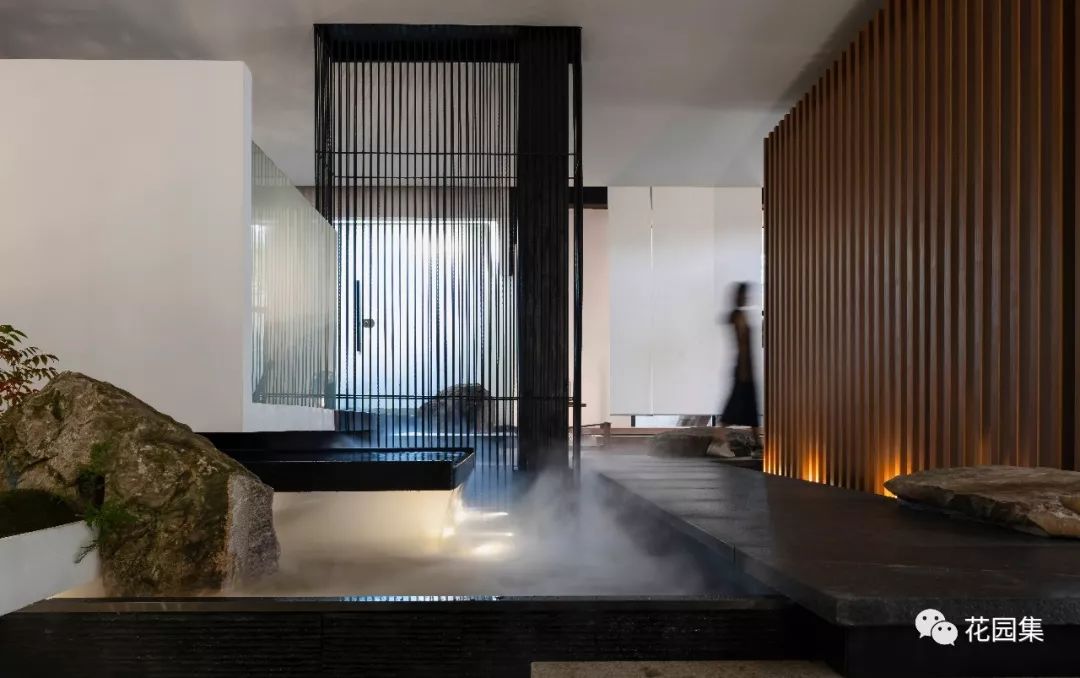 园林式办公区效果图,办公区花园景观设计