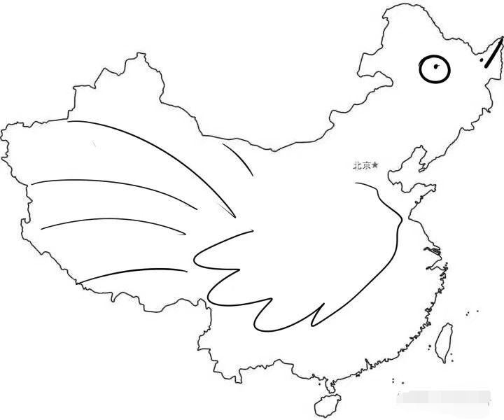 祖国地图像雄鸡,地图上祖国的形状像什么