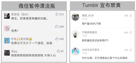 你以为汤不热想禁黄？还是微信想停漂流瓶？
