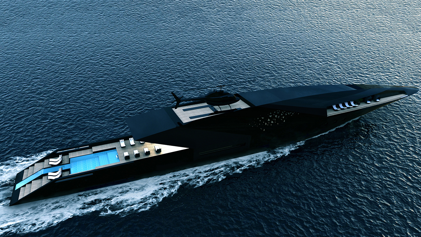 宏伟设计：世界上最极端的超级游艇概念