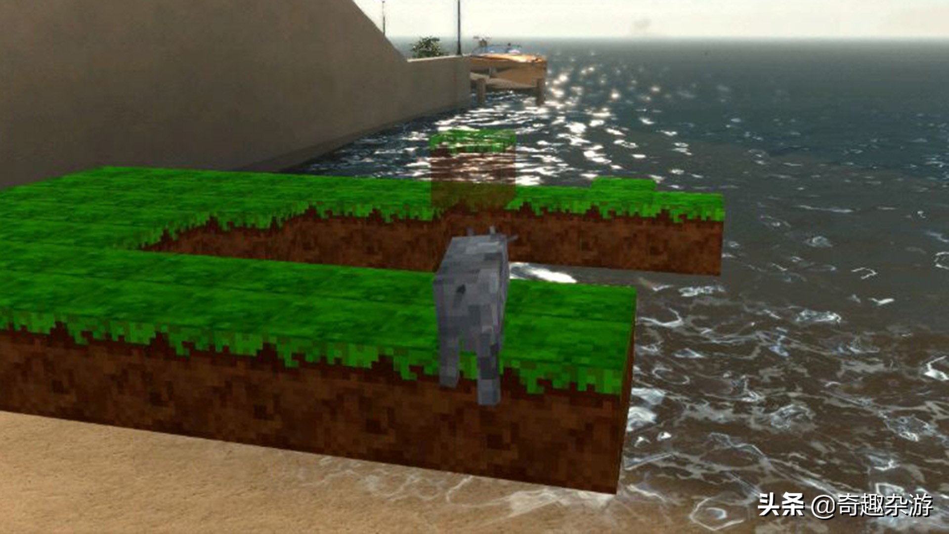 头号玩家致敬mc彩蛋,模拟山羊致敬mc的彩蛋