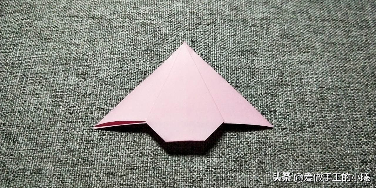 幼儿园五瓣花折纸,立体五瓣樱花折纸