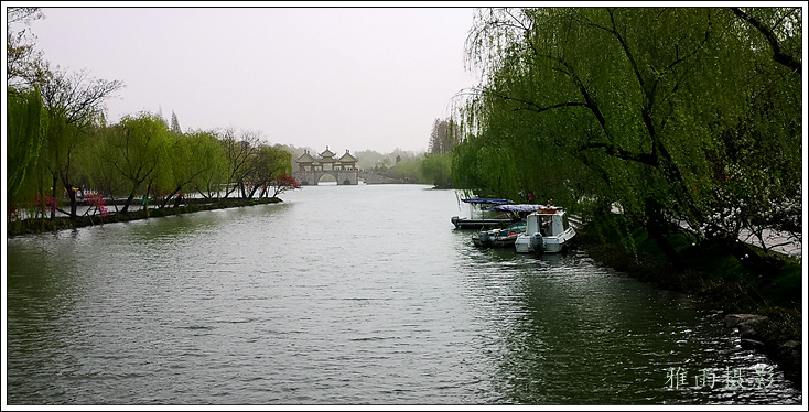 扬州夏日的瘦西湖风景,三月的扬州瘦西湖