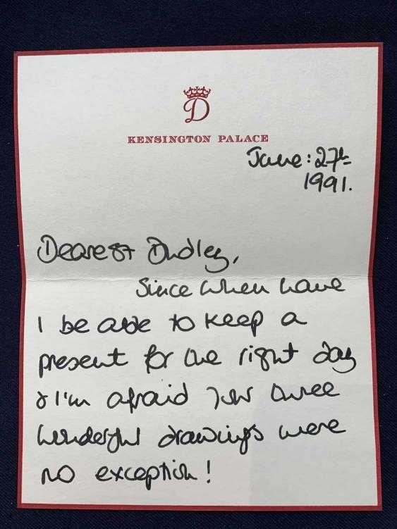 英国女王给戴安娜写信,英国王妃戴安娜遗言