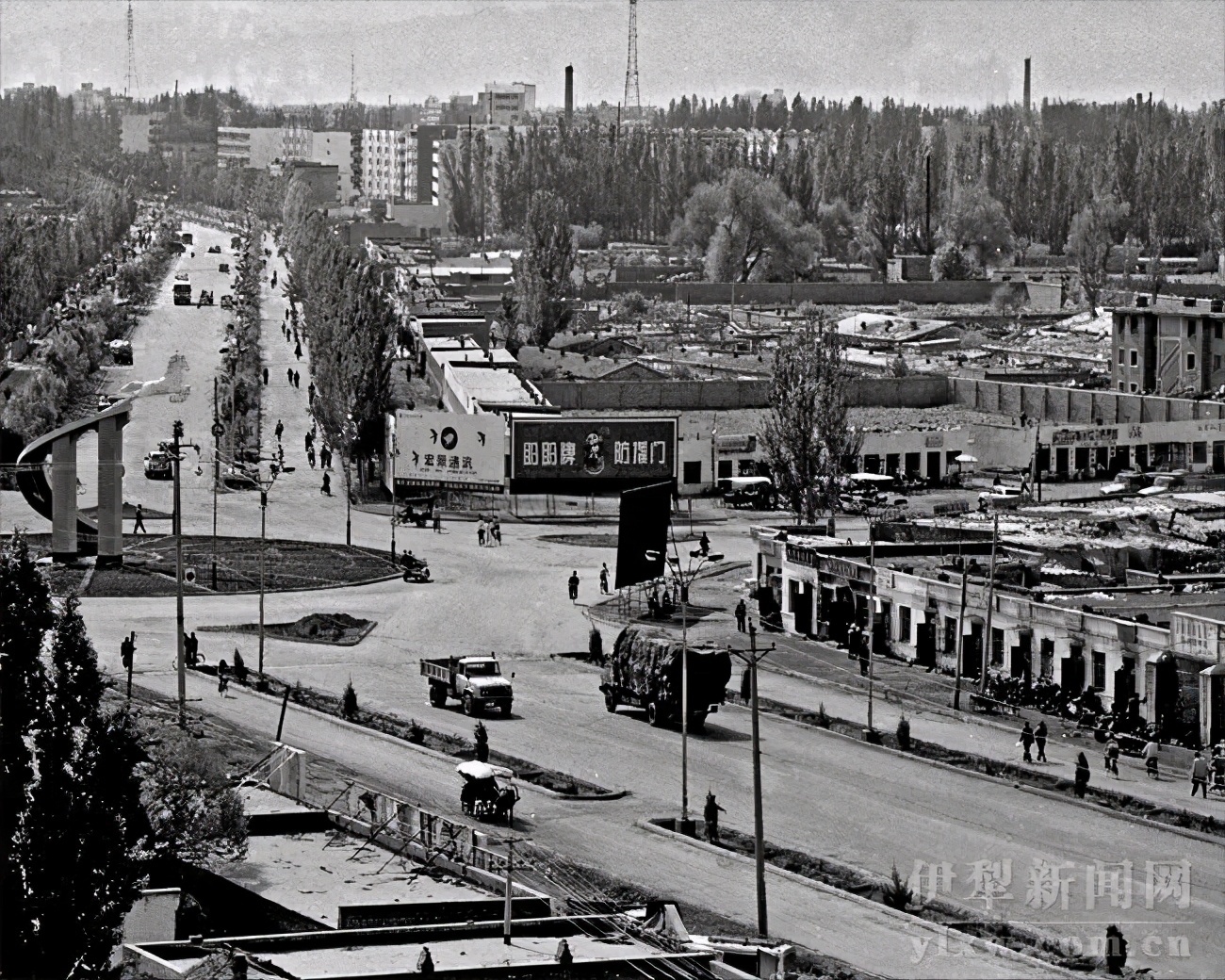 新老照片里的伊宁巨变图片,老照片伊宁市