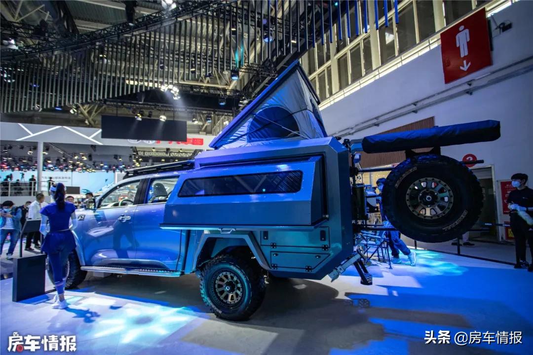 2022新款长城炮柴油版房车价格,最新款长城炮单排升顶房车